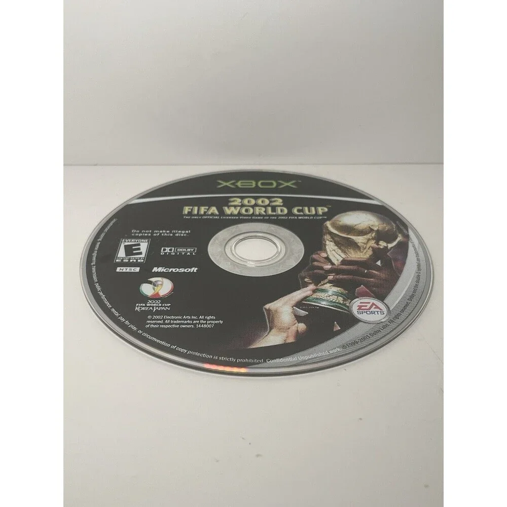2002 FIFA World Cup (Microsoft Xbox, 2002) Disc Only Tested